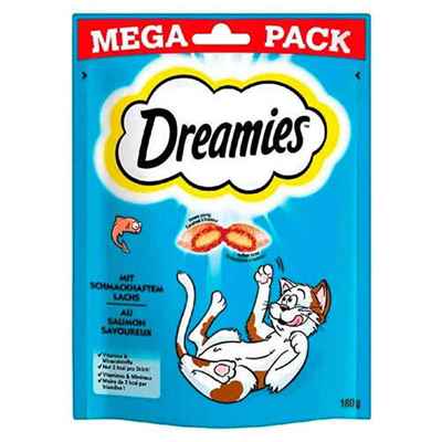 Dreamies Mega Pack İç Dolgulu Somonlu Kedi Ödülü 4x180 Gr