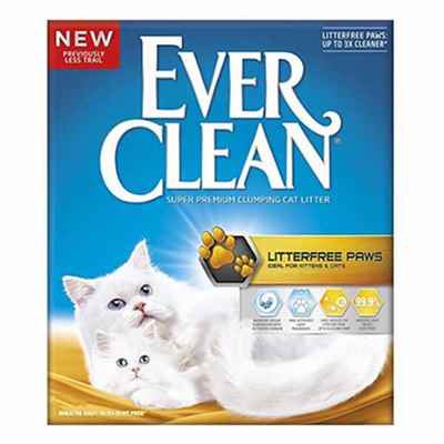 Ever Clean Litterfree Paws Patilere Yapışmayan Topaklanan Kedi Kumu 2x6 Lt