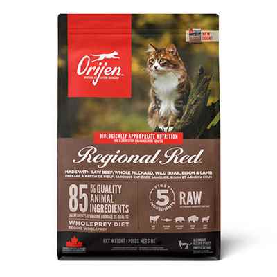 Orijen Regional Red Tahılsız Kedi Maması Tüm Irk ve Yaşam Evreleri 5,4 Kg