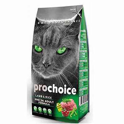 Pro Choice Pro 36 Kuzulu ve Pirinçli Yetişkin Kedi Maması 2 Kg