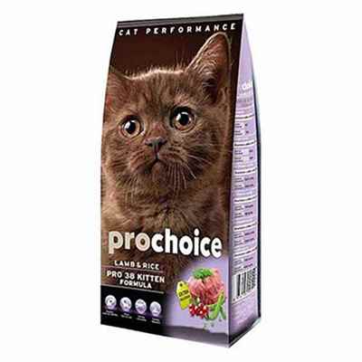 Pro Choice Pro 38 Kitten Kuzulu ve Pirinçli Yavru Kedi Maması 2 Kg