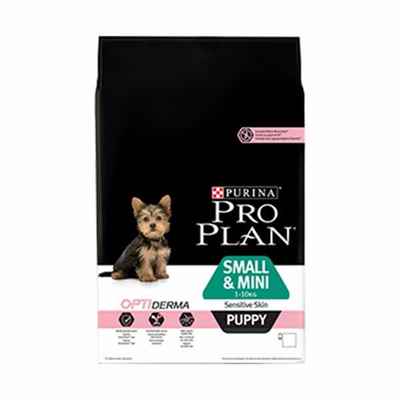 Pro Plan Small & Mini Puppy Sensitive Skin Somonlu Küçük Irk Yavru Köpek Maması 3 Kg
