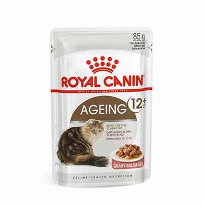 Royal Canin Ageing 12+ Gravy Pouch Yaşlı Kedi Konservesi 12 Adet 85 Gr