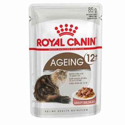 Royal Canin Ageing 12+ Gravy Pouch Yaşlı Kedi Konservesi 6 Adet 85 Gr
