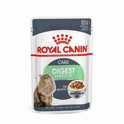 Royal Canin Digest Sensitive Gravy Pouch Yetişkin Kedi Konservesi 12 Adet 85 Gr