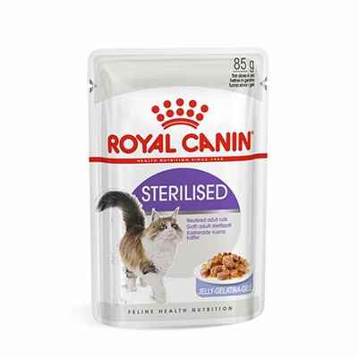 Royal Canin Sterilised Jelly Pouch Kısırlaştırılmış Kedi Konservesi 6 Adet 85 Gr