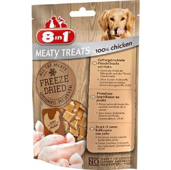 8in1 Meaty Treats 661439 Tavuk Etli Kurutulmuş Tahılsız Köpek Ödülü 50 Gr
