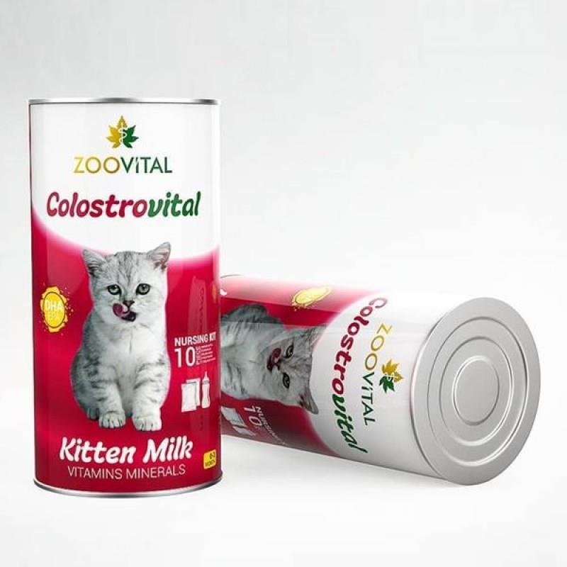 Zoo Vital Kitten Milk Kedi Süt Tozu Kiti (2x100 Gr+Biberon Seti)