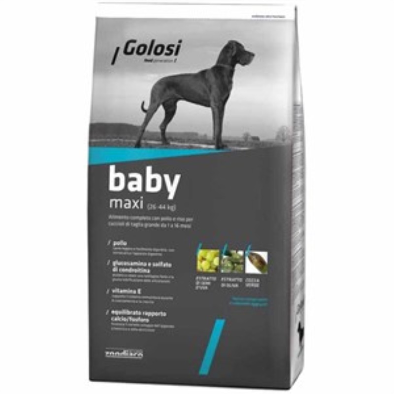 Golosi Baby Maxi Büyük Irk Yavru Köpek Maması 12 kg           