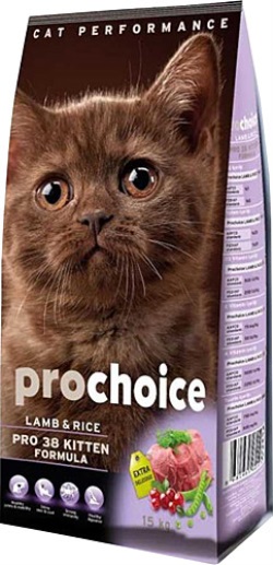  Prochoice Pro 38 Baby Kitten Kuzulu Yavru Kedi Maması 15 Kg