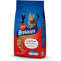 Brekkies Excel Cat Mix Beef Biftekli Yetişkin Kedi Maması 1.5 Kg