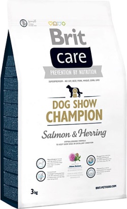 Brit Care Dog Show Champion Somonlu Ringalı 3 kg Yetişkin Köpek Maması