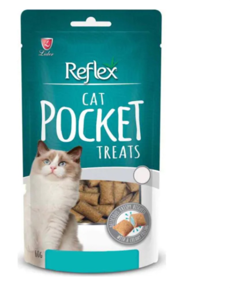 Reflex Pocket Tavuklu ve Peynirli Kedi Ödül Maması 60gr